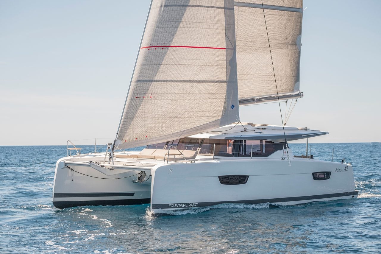 Fountaine Pajot Astrea 42 catamaran sailing