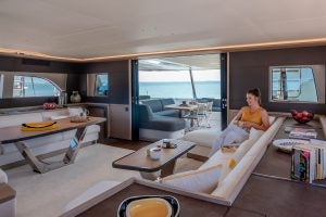 Lagoon sixty 5 luxury yacht interior living area