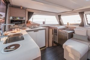 Fountaine Pajot Isla 40 catamaran galley